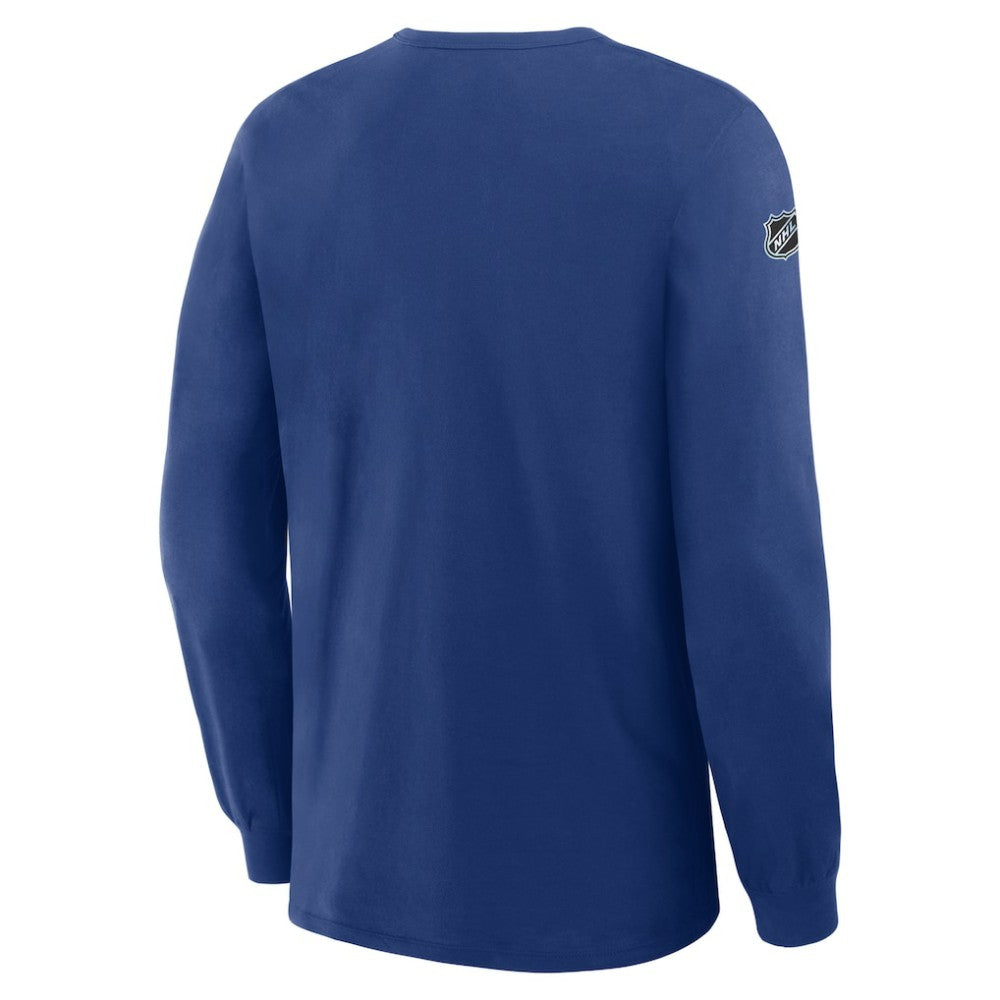Tampa Bay Lightning Fanatics Authentic Pro Property Of Practice Long Sleeve T-Shirt - Blue - NHL 202494536