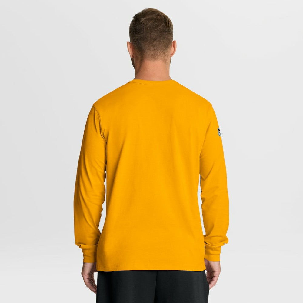 Pittsburgh Penguins Fanatics Authentic Pro Property Of Practice Long Sleeve T-Shirt - Gold - NHL 202494555