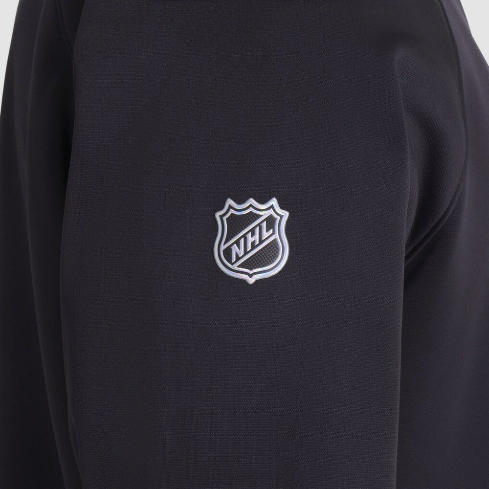 New Jersey Devils Fanatics Authentic Pro Rink Raglan Quarter-Zip Pullover - Black - NHL 202495199