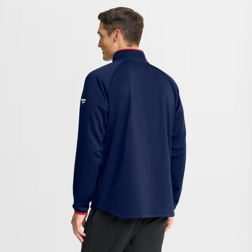 New York Rangers Fanatics Authentic Pro Rink Raglan Quarter-Zip Pullover - Navy - NHL 202495201