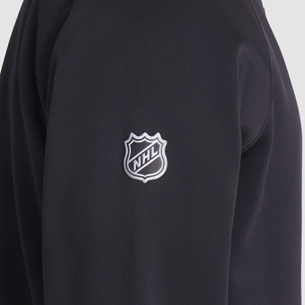 Philadelphia Flyers Fanatics Authentic Pro Rink Raglan Quarter-Zip Pullover - Black - NHL 202495205