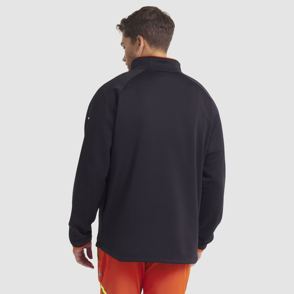 Philadelphia Flyers Fanatics Authentic Pro Rink Raglan Quarter-Zip Pullover - Black - NHL 202495205
