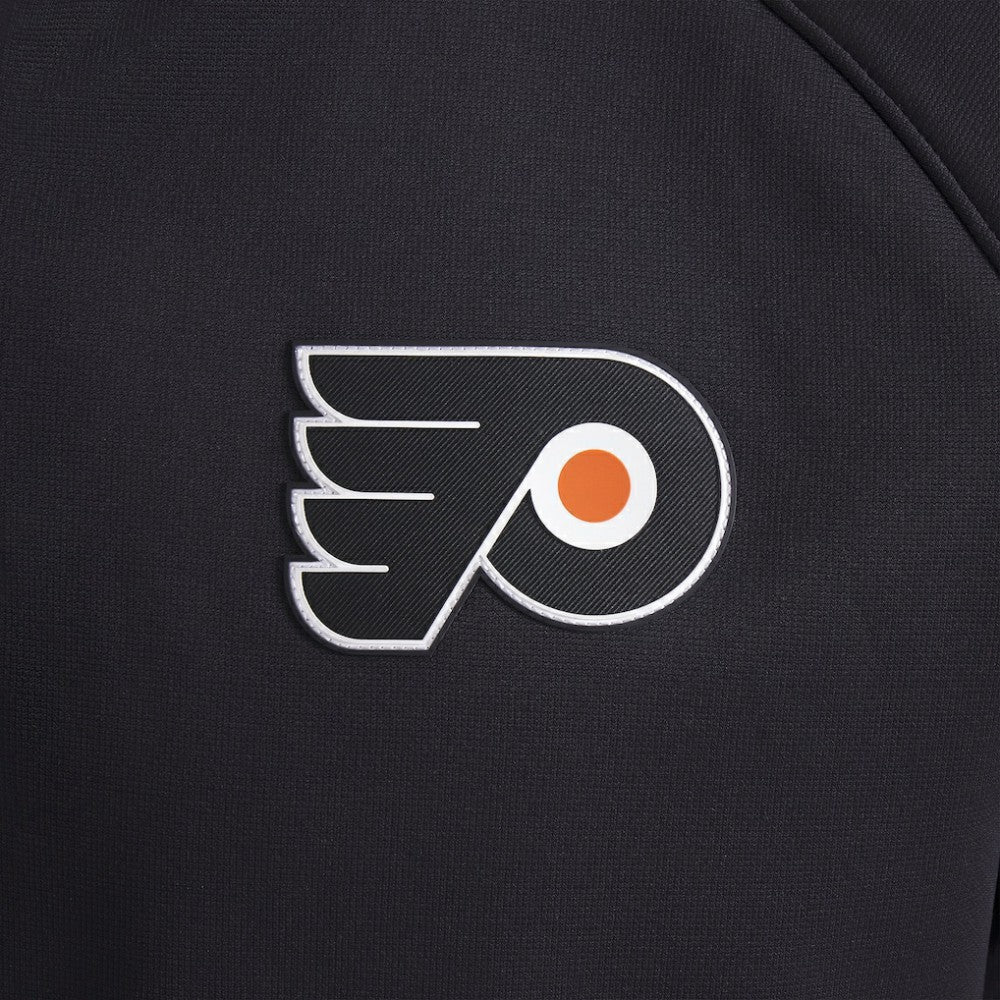 Philadelphia Flyers Fanatics Authentic Pro Rink Raglan Quarter-Zip Pullover - Black - NHL 202495205