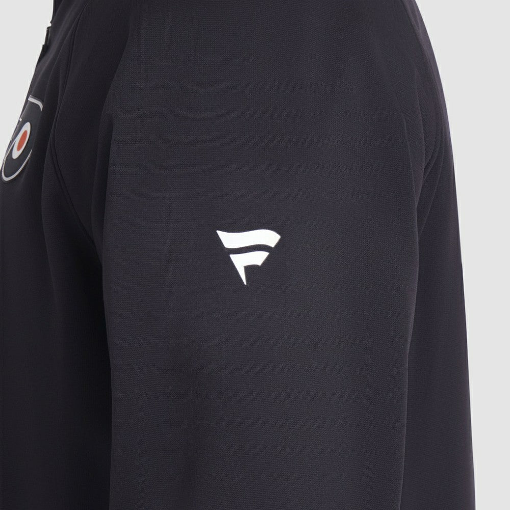 Philadelphia Flyers Fanatics Authentic Pro Rink Raglan Quarter-Zip Pullover - Black - NHL 202495205