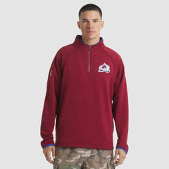 Colorado Avalanche Fanatics Authentic Pro Rink Raglan Quarter-Zip Pullover - Burgundy - NHL 202495208