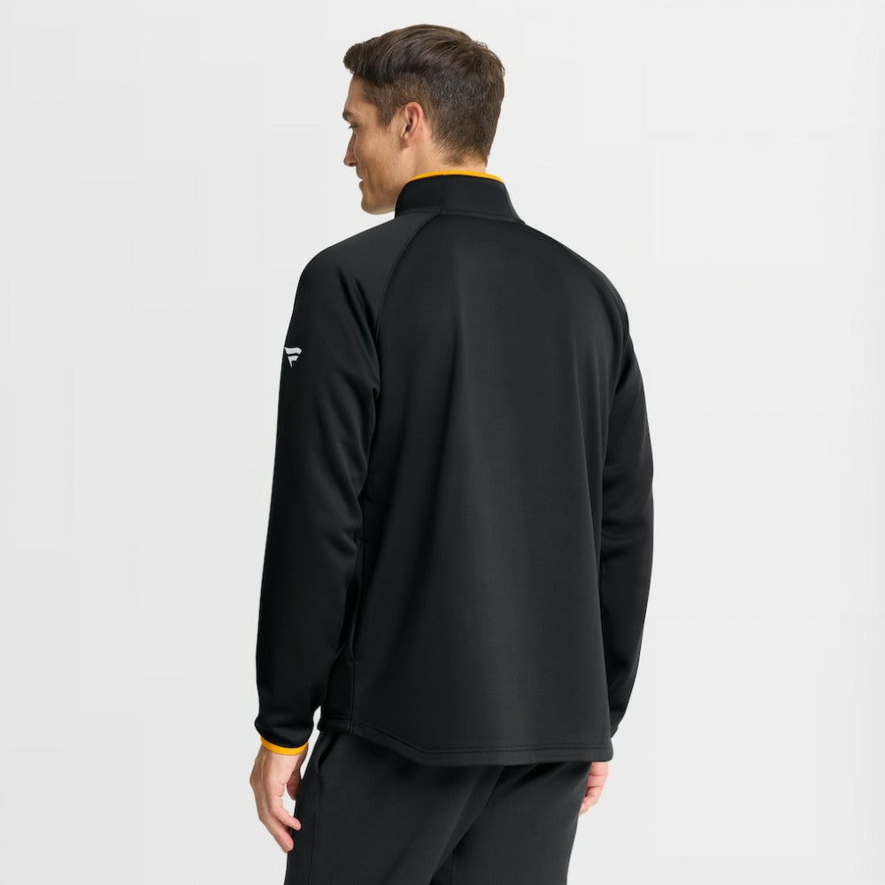 Boston Bruins Fanatics Authentic Pro Rink Raglan Quarter-Zip Pullover - Black - NHL 202495211