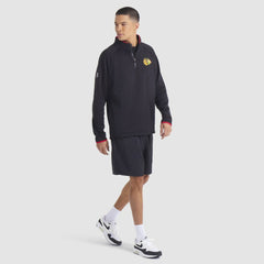 Chicago Blackhawks Fanatics Authentic Pro Rink Raglan Quarter-Zip Pullover - Black - NHL 202495217