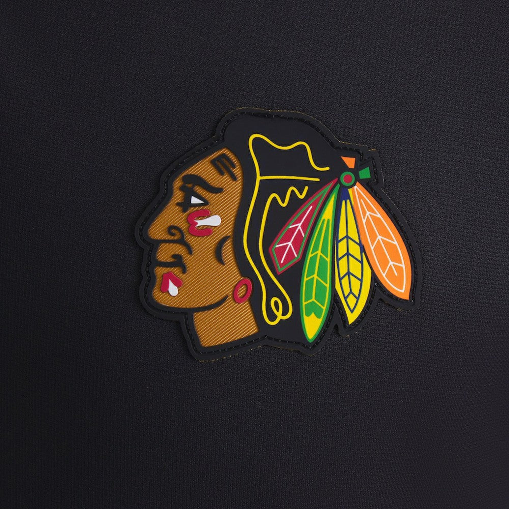 Chicago Blackhawks Fanatics Authentic Pro Rink Raglan Quarter-Zip Pullover - Black - NHL 202495217