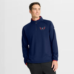Washington Capitals Fanatics Authentic Pro Rink Raglan Quarter-Zip Pullover - Navy - NHL 202495221