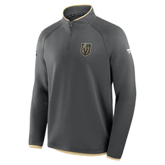 Vegas Golden Knights Fanatics Authentic Pro Rink Raglan Quarter-Zip Pullover - Black - NHL 202495225