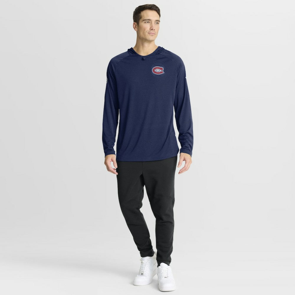 Montreal Canadiens Fanatics Authentic Pro Rink Hoodie - Navy - NHL 202495233