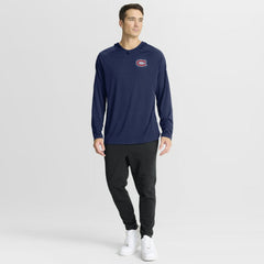 Montreal Canadiens Fanatics Authentic Pro Rink Hoodie - Navy - NHL 202495233