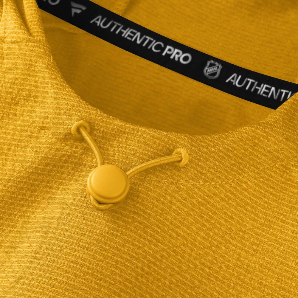 Nashville Predators Fanatics Authentic Pro Rink Hoodie - Gold - NHL 202495236