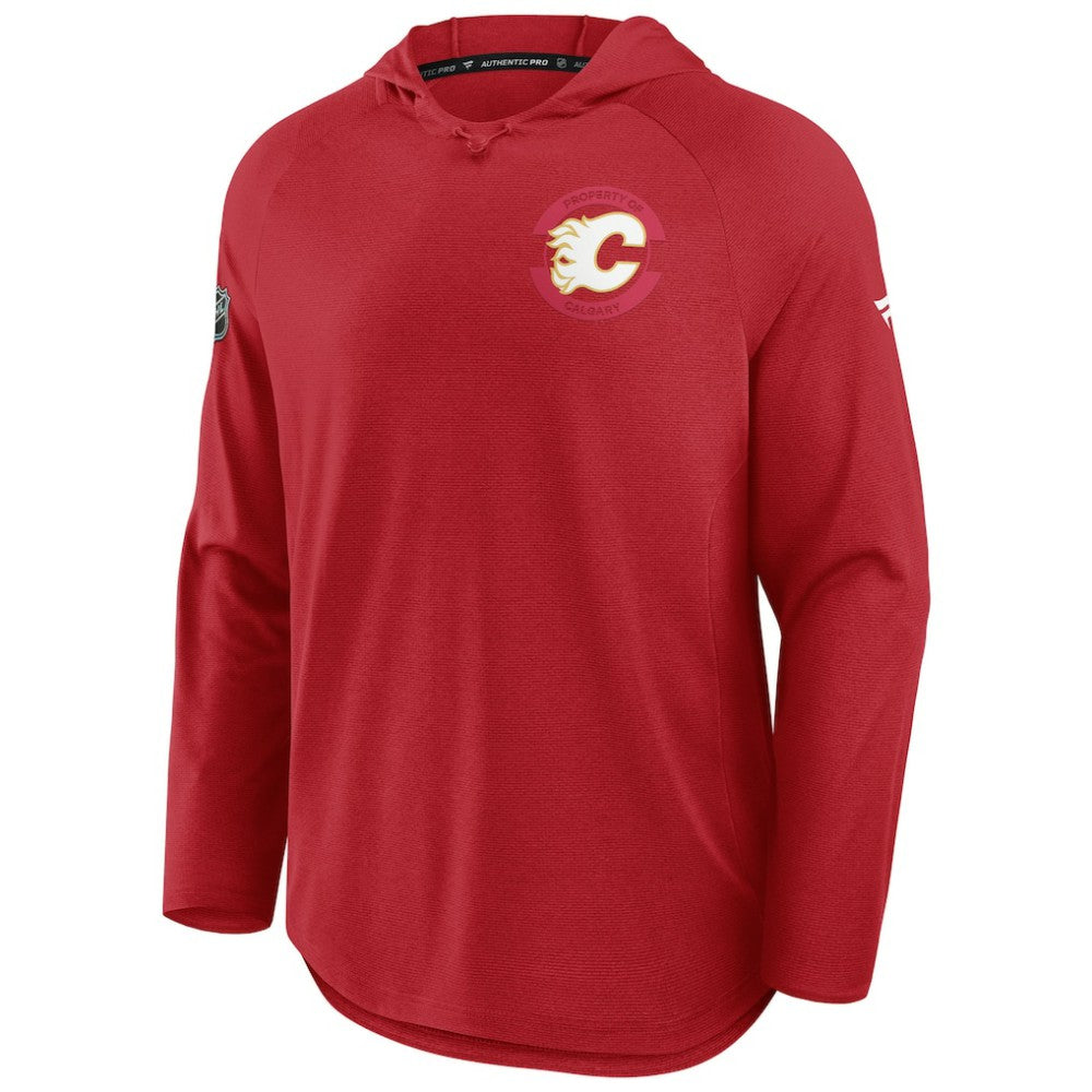 Calgary Flames Fanatics Authentic Pro Rink Hoodie - Red - NHL 202495237