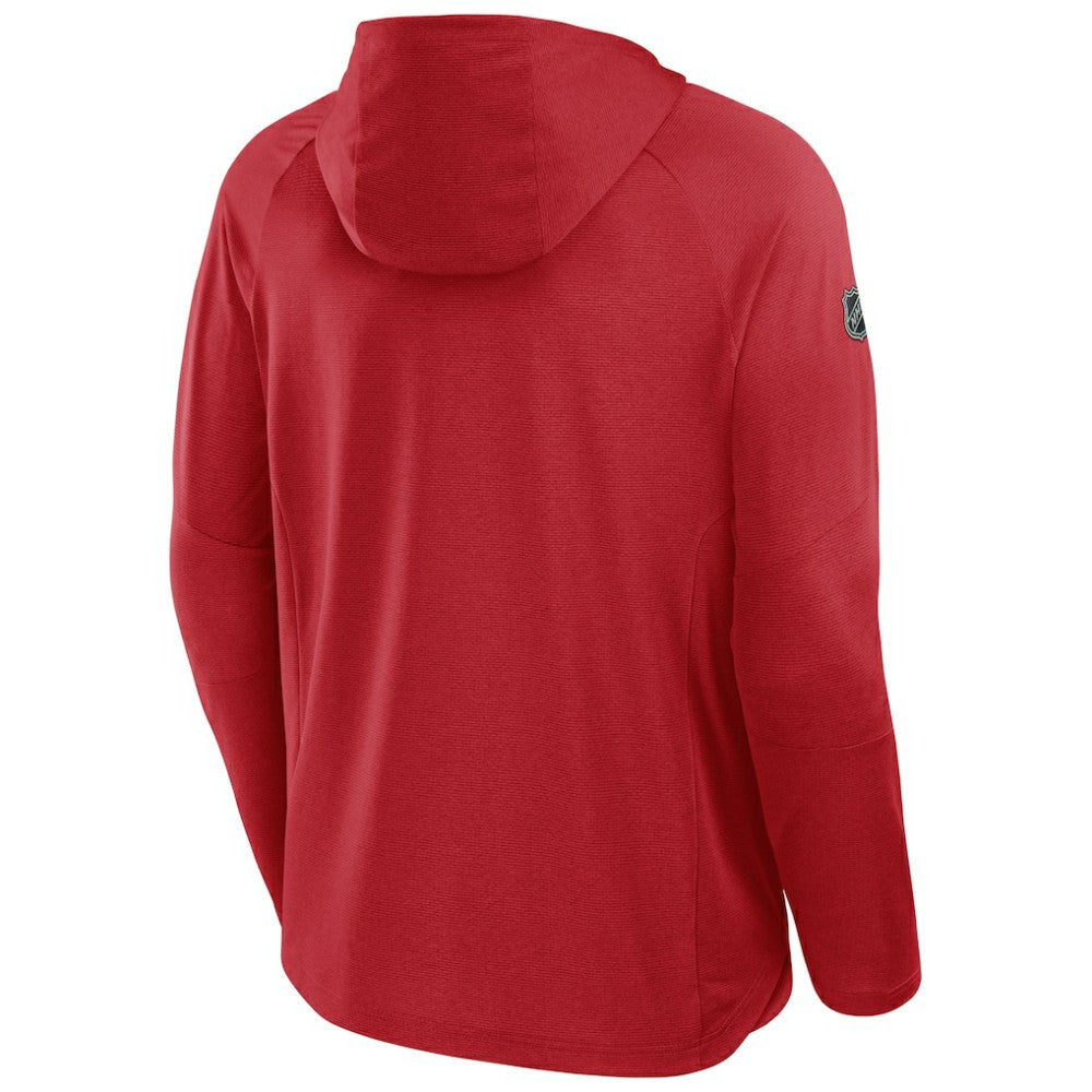 Calgary Flames Fanatics Authentic Pro Rink Hoodie - Red - NHL 202495237