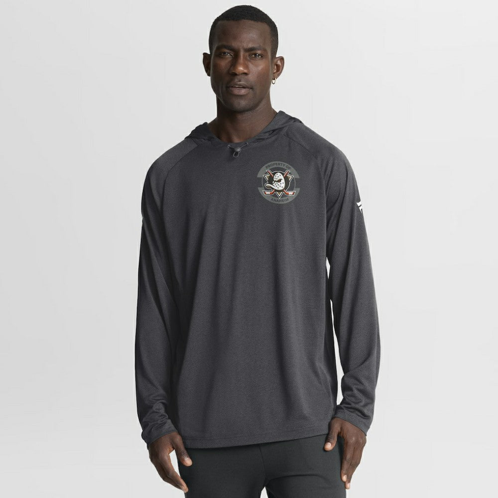 Anaheim Ducks Fanatics Authentic Pro Rink Hoodie - Charcoal - NHL 202495239