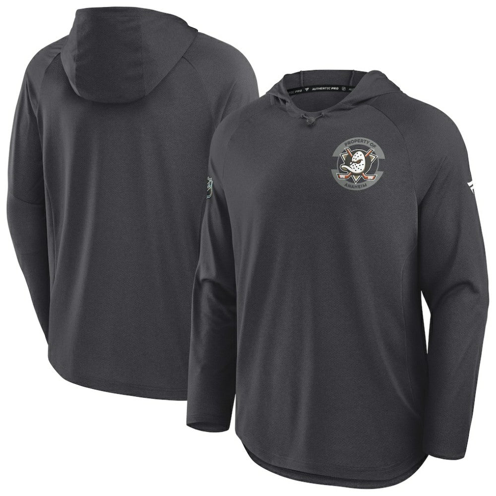 Anaheim Ducks Fanatics Authentic Pro Rink Hoodie - Charcoal - NHL 202495239