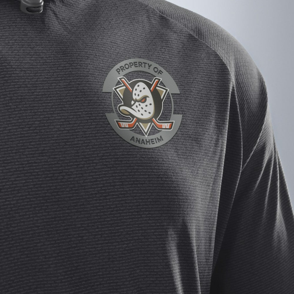 Anaheim Ducks Fanatics Authentic Pro Rink Hoodie - Charcoal - NHL 202495239