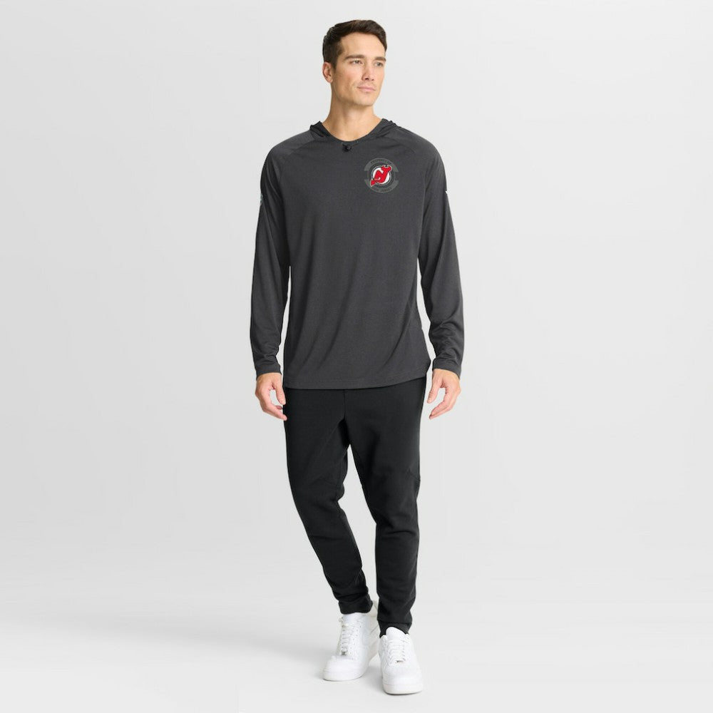 New Jersey Devils Fanatics Authentic Pro Rink Hoodie - Charcoal - NHL 202495244
