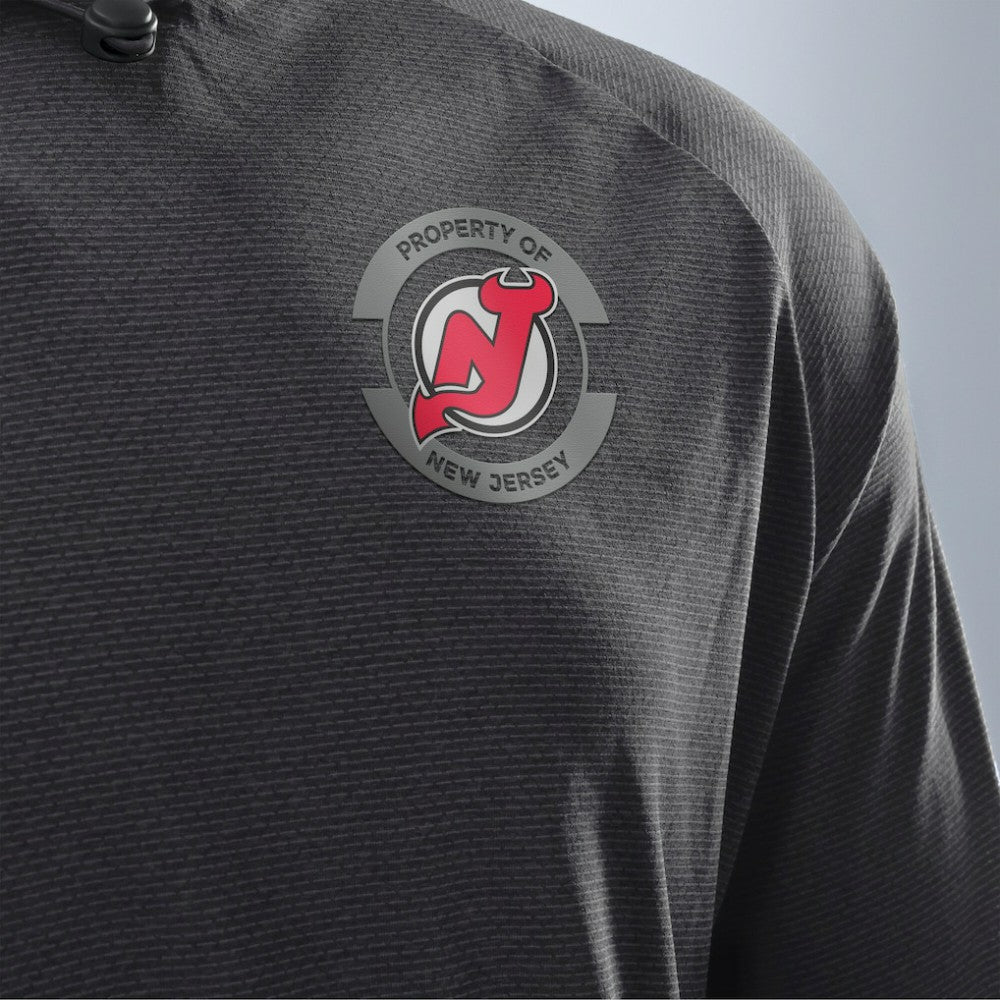 New Jersey Devils Fanatics Authentic Pro Rink Hoodie - Charcoal - NHL 202495244