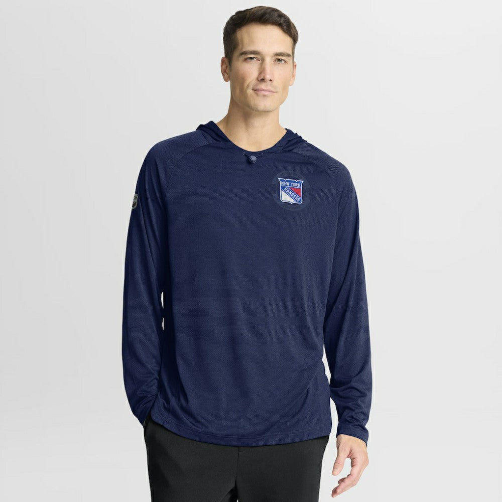New York Rangers Fanatics Authentic Pro Rink Hoodie - Navy - NHL 202495247