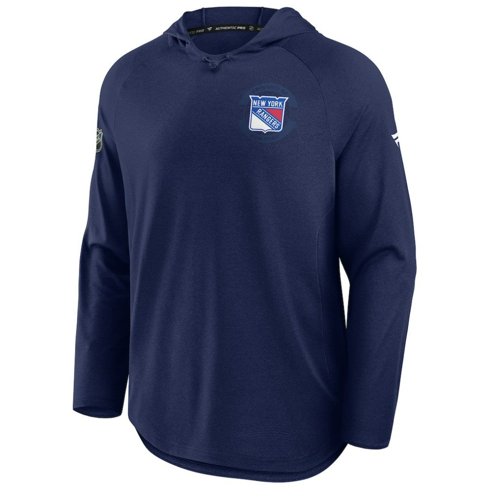 New York Rangers Fanatics Authentic Pro Rink Hoodie - Navy - NHL 202495247