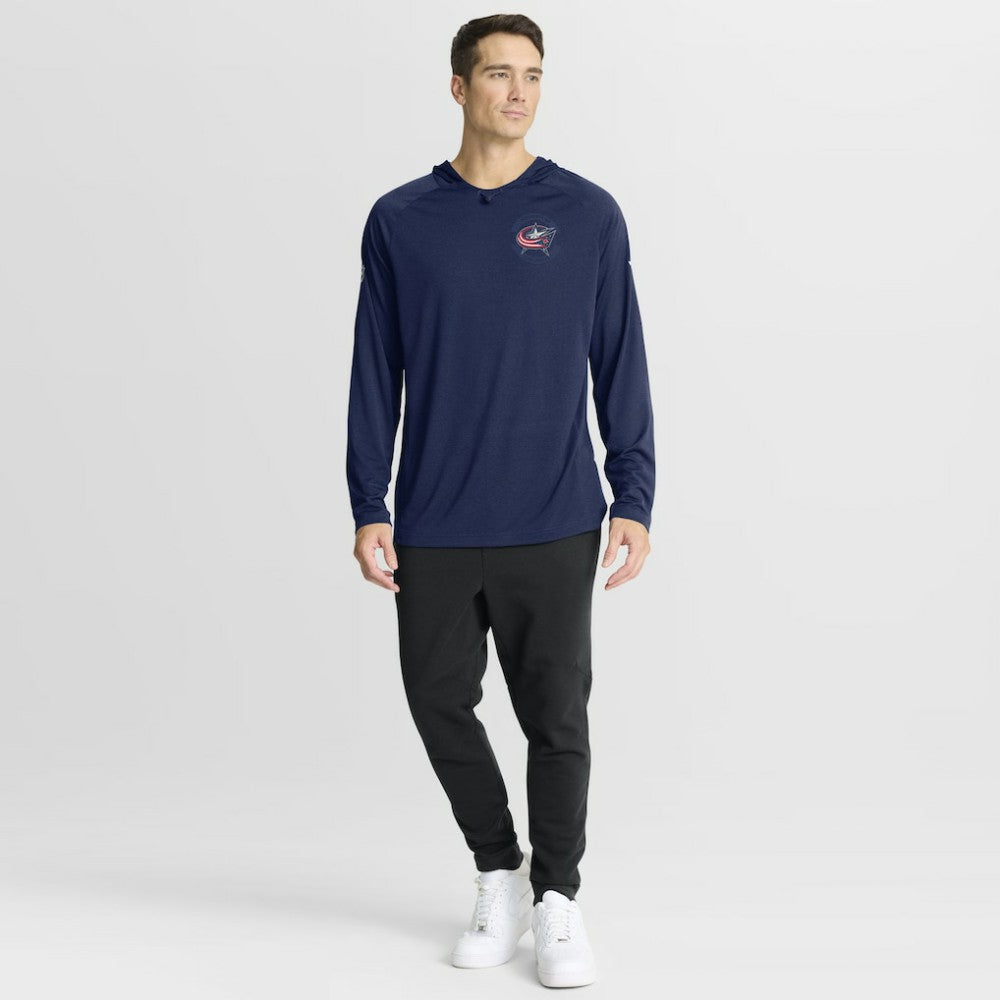 Columbus Blue Jackets Fanatics Authentic Pro Rink Hoodie - Navy - NHL 202495250