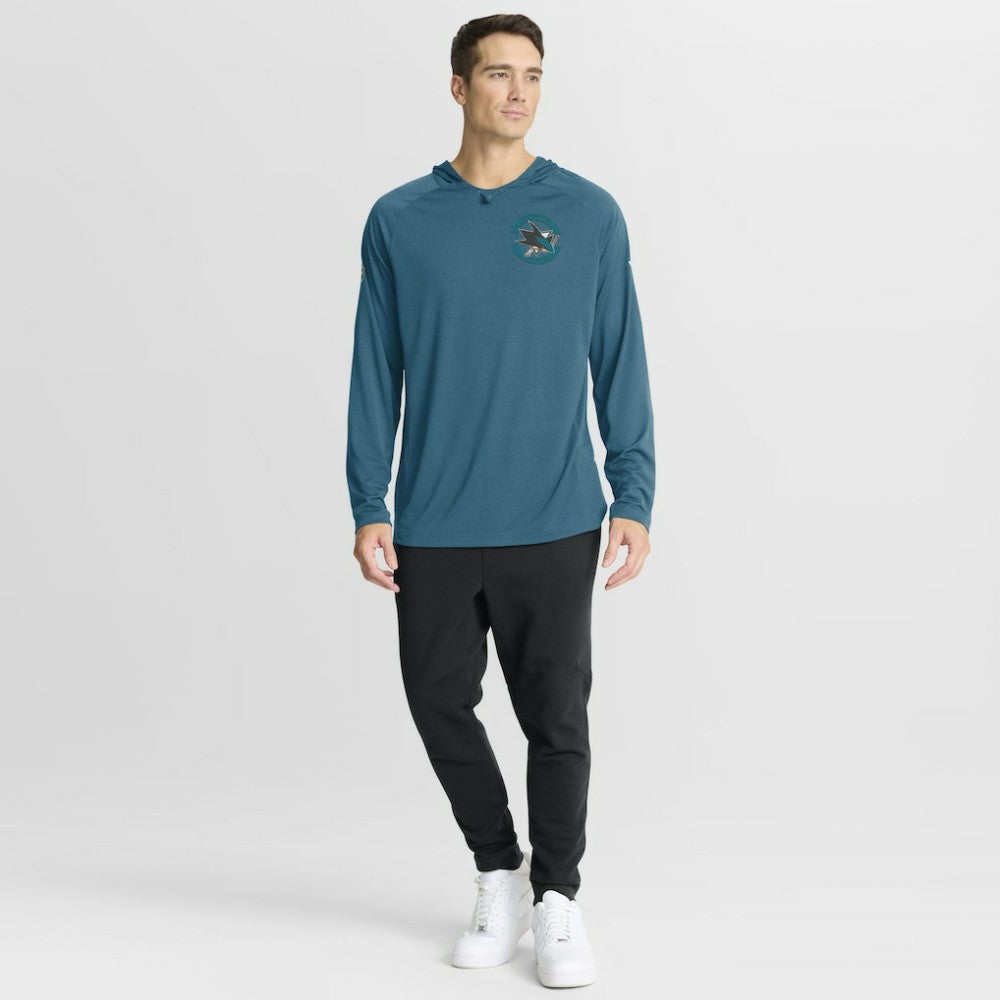 San Jose Sharks Fanatics Authentic Pro Rink Hoodie - Teal - NHL 202495261