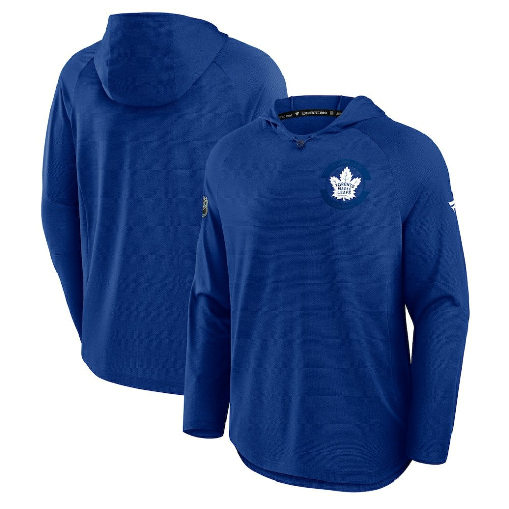 Toronto Maple Leafs Fanatics Authentic Pro Rink Hoodie - Blue - NHL 202495263