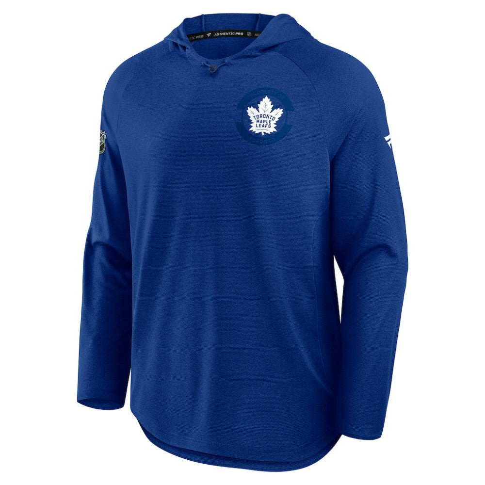 Toronto Maple Leafs Fanatics Authentic Pro Rink Hoodie - Blue - NHL 202495263