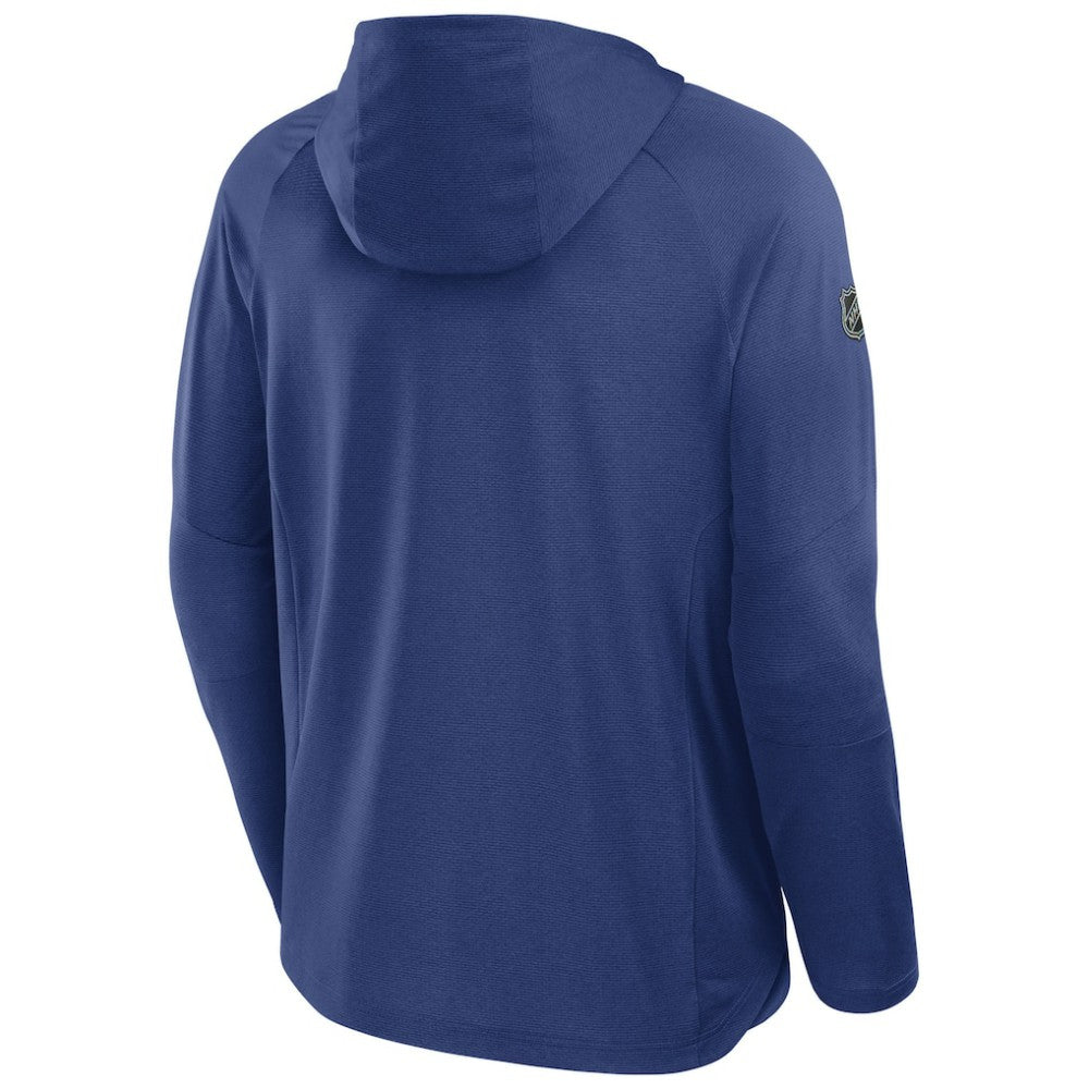 Vancouver Canucks Fanatics Authentic Pro Rink Hoodie - Blue - NHL 202495264