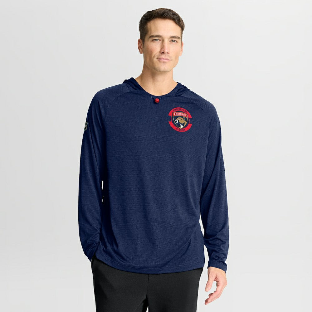 Florida Panthers Fanatics Authentic Pro Rink Raglan Hoodie - Navy - NHL 202495267
