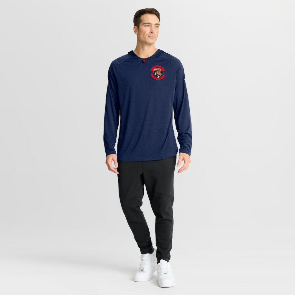 Florida Panthers Fanatics Authentic Pro Rink Raglan Hoodie - Navy - NHL 202495267