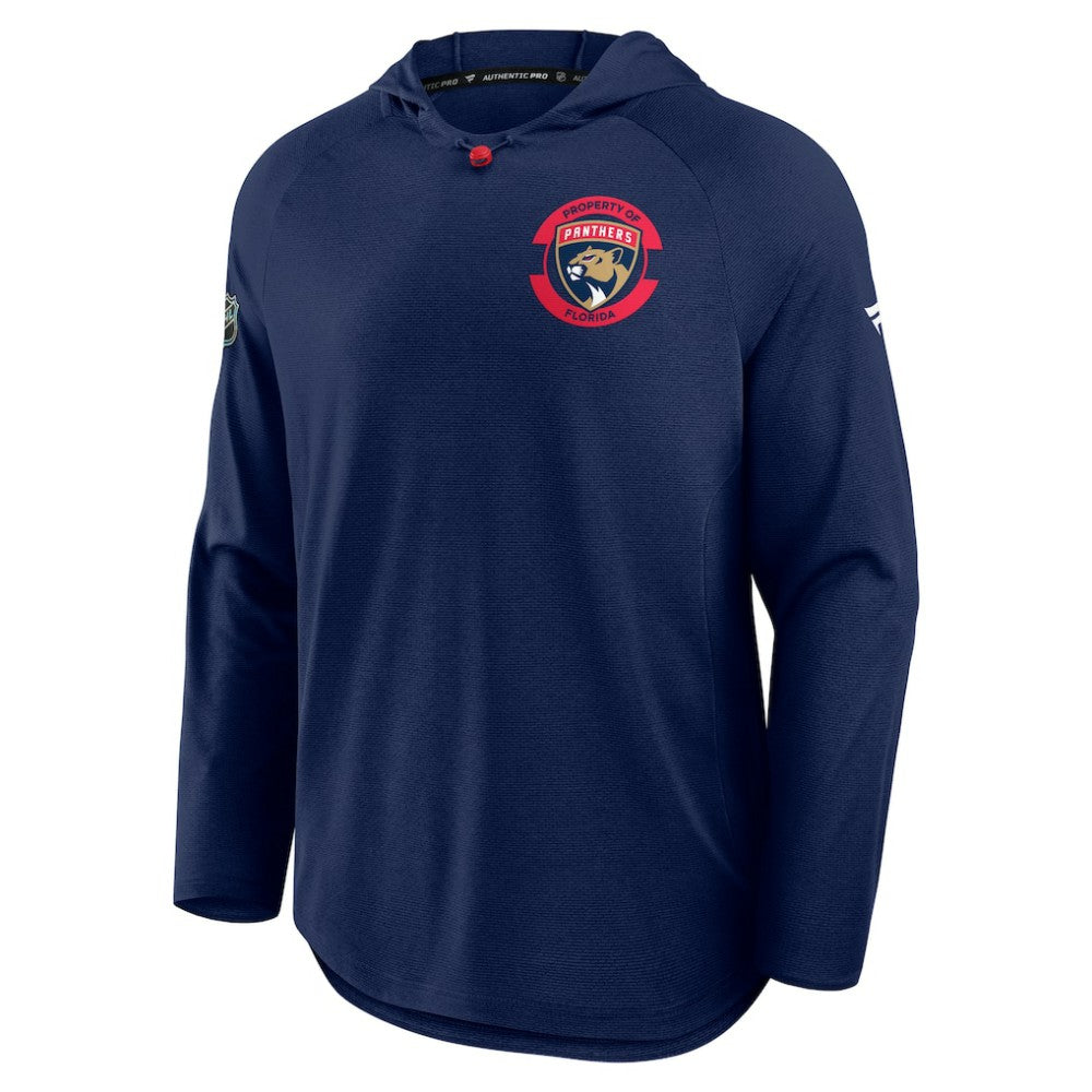 Florida Panthers Fanatics Authentic Pro Rink Raglan Hoodie - Navy - NHL 202495267
