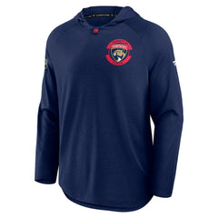 Florida Panthers Fanatics Authentic Pro Rink Raglan Hoodie - Navy - NHL 202495267