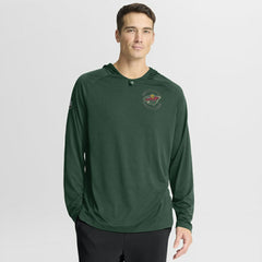 Minnesota Wild Fanatics Authentic Pro Rink Hoodie - Green - NHL 202495269