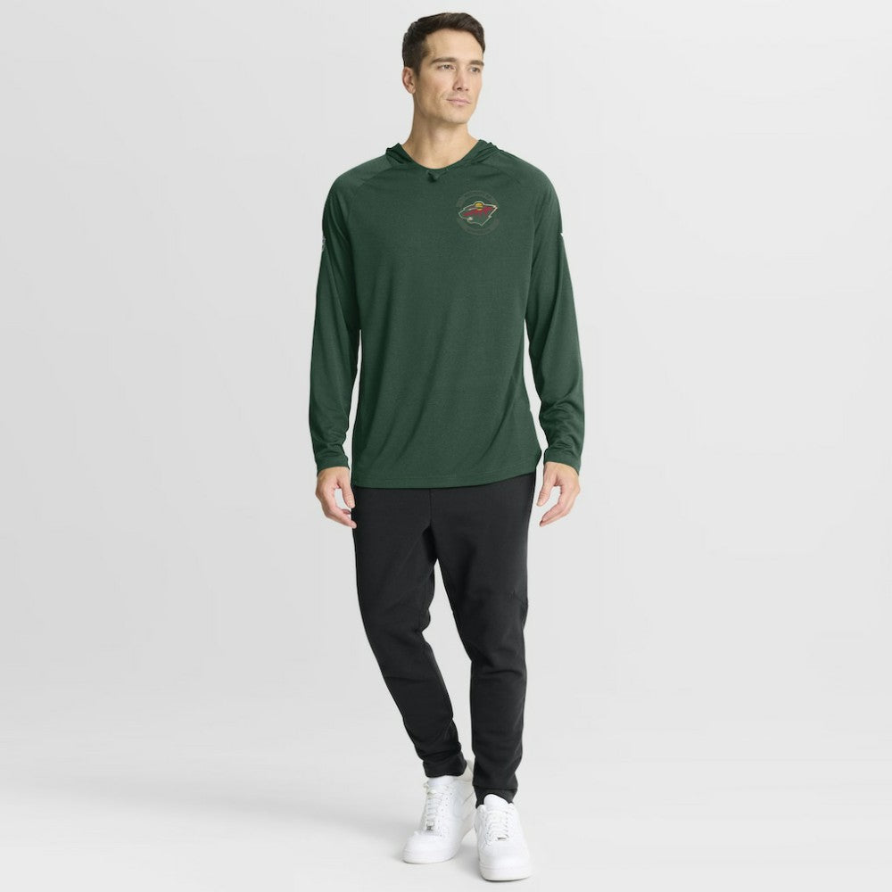 Minnesota Wild Fanatics Authentic Pro Rink Hoodie - Green - NHL 202495269