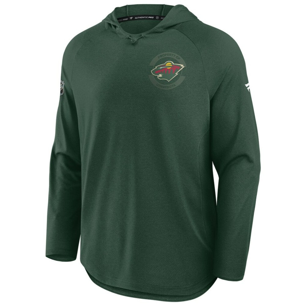 Minnesota Wild Fanatics Authentic Pro Rink Hoodie - Green - NHL 202495269