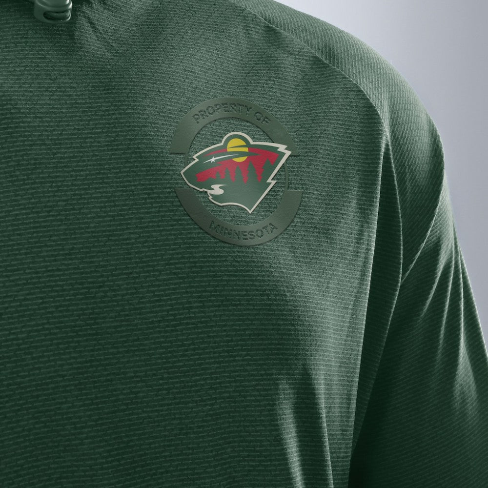 Minnesota Wild Fanatics Authentic Pro Rink Hoodie - Green - NHL 202495269