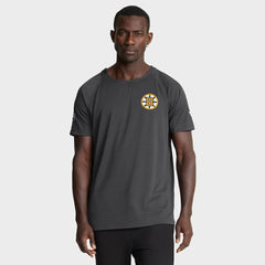 Boston Bruins Fanatics Authentic Pro Rink Raglan Performance T-Shirt - Charcoal - NHL 202495385