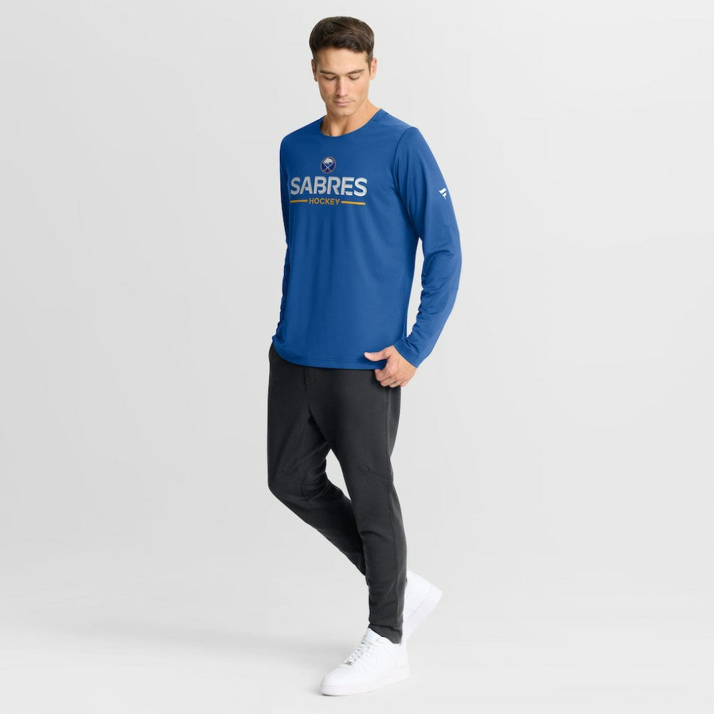 Buffalo Sabres Fanatics Authentic Pro Rink Tech Long Sleeve T-Shirt - Royal - NHL 202495520