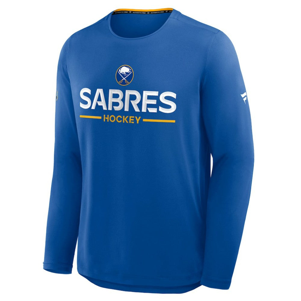 Buffalo Sabres Fanatics Authentic Pro Rink Tech Long Sleeve T-Shirt - Royal - NHL 202495520