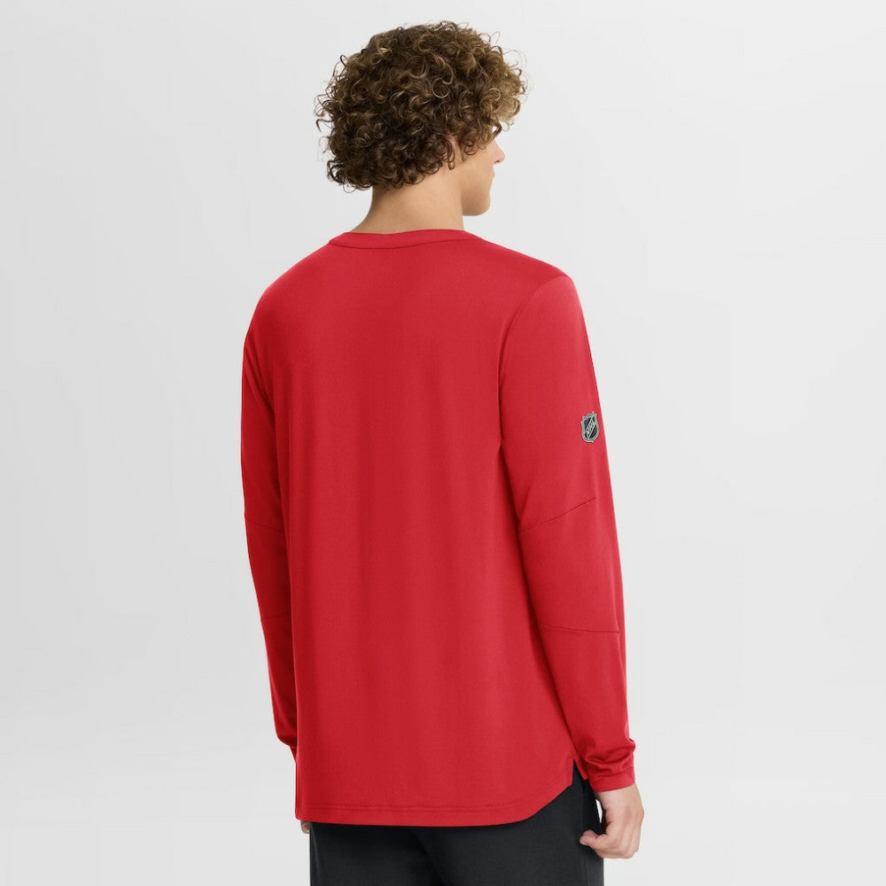 Calgary Flames Fanatics Authentic Pro Rink Tech Long Sleeve T-Shirt - Red - NHL 202495521