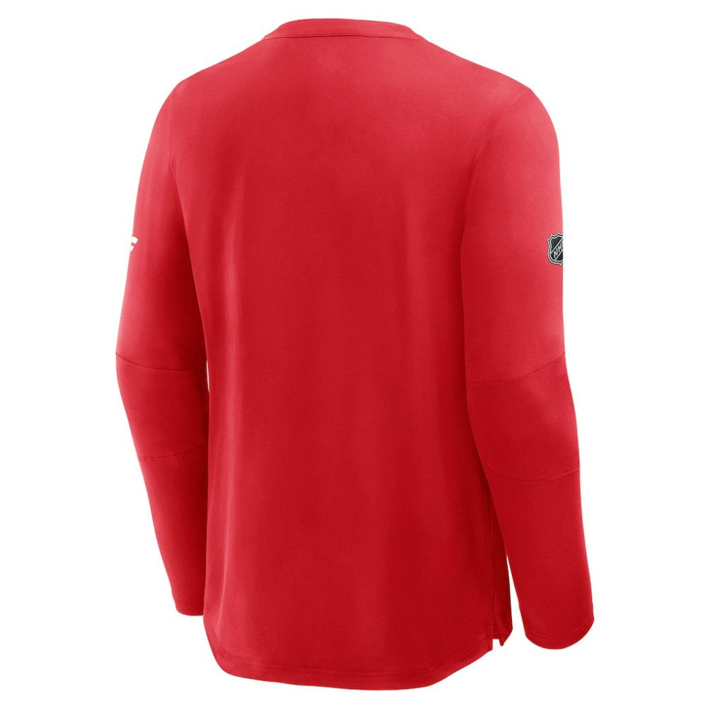Calgary Flames Fanatics Authentic Pro Rink Tech Long Sleeve T-Shirt - Red - NHL 202495521