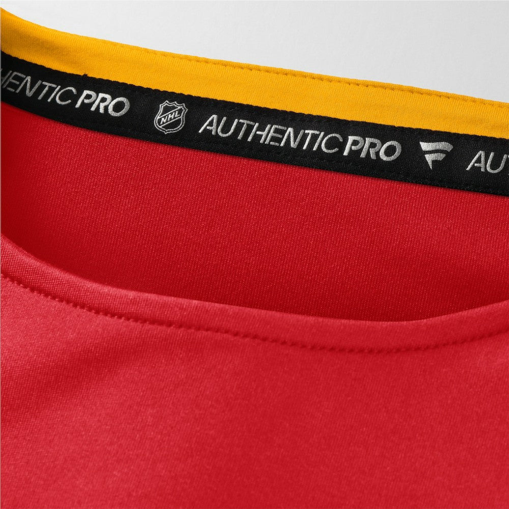 Calgary Flames Fanatics Authentic Pro Rink Tech Long Sleeve T-Shirt - Red - NHL 202495521