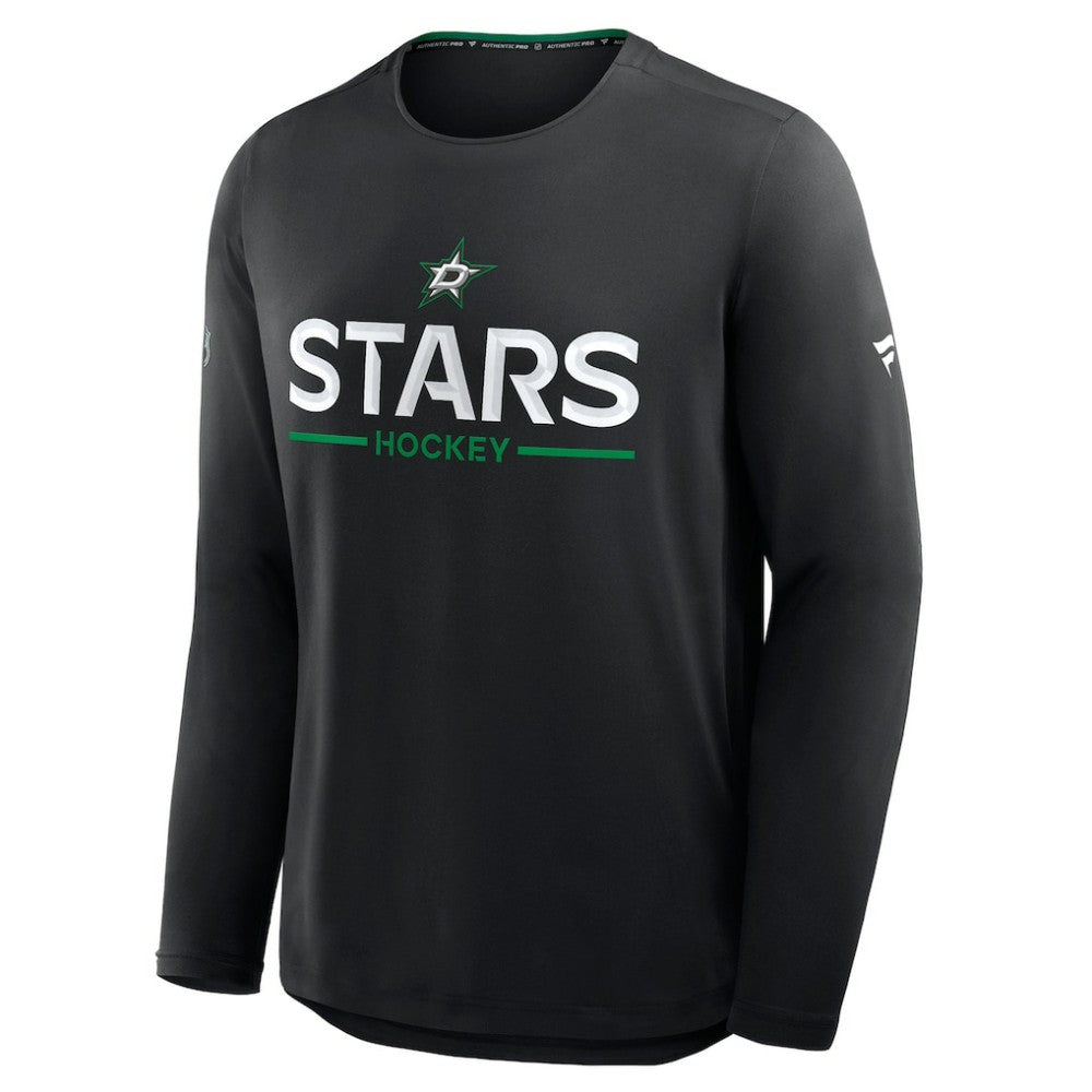 Dallas Stars Fanatics Authentic Pro Rink Tech Long Sleeve T-Shirt - Black - NHL 202495526