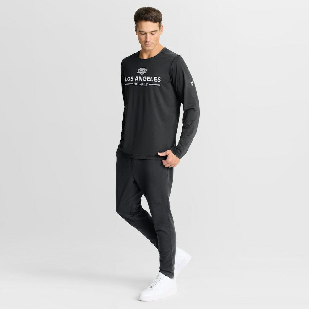 Los Angeles Kings Fanatics Authentic Pro Rink Tech Long Sleeve T-Shirt - Black - NHL 202495530
