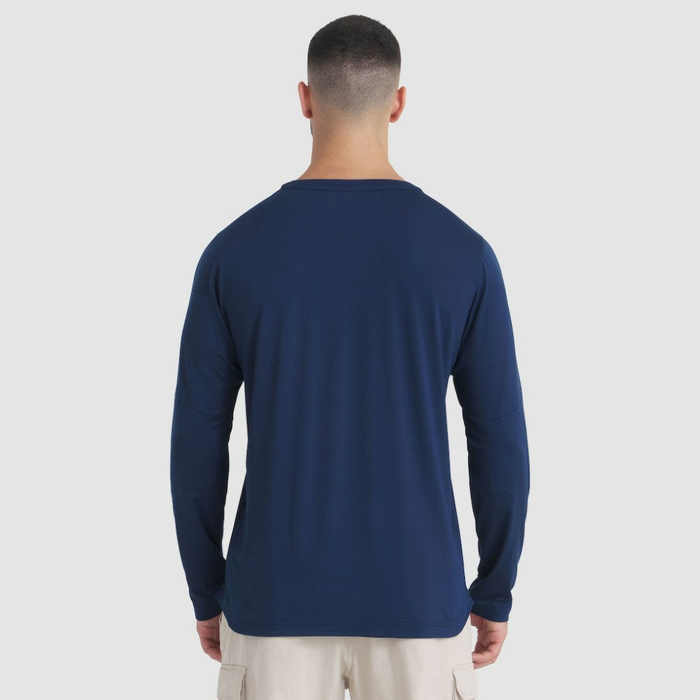 Montreal Canadiens Fanatics Authentic Pro Rink Tech Long Sleeve T-Shirt - Navy - NHL 202495532