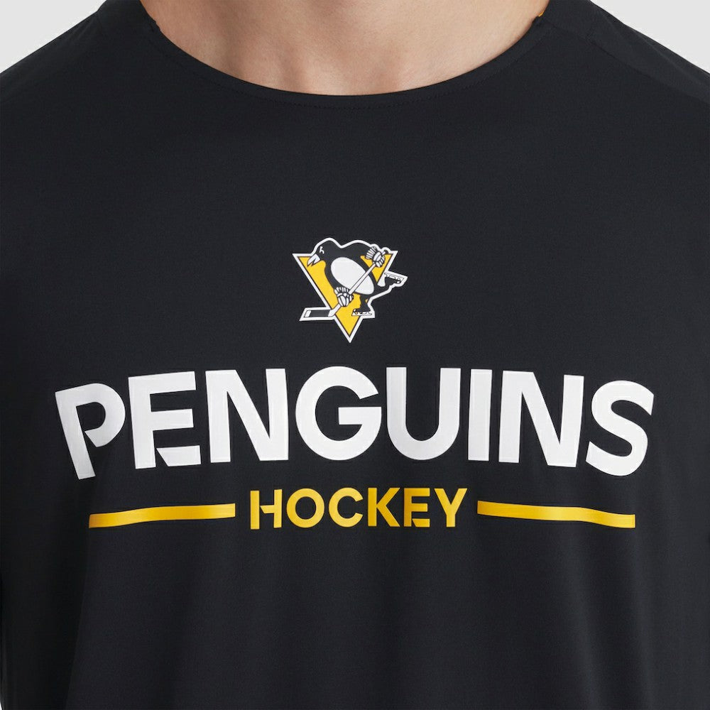 Pittsburgh Penguins Fanatics Authentic Pro Rink Tech Long Sleeve T-Shirt - Black - NHL 202495541