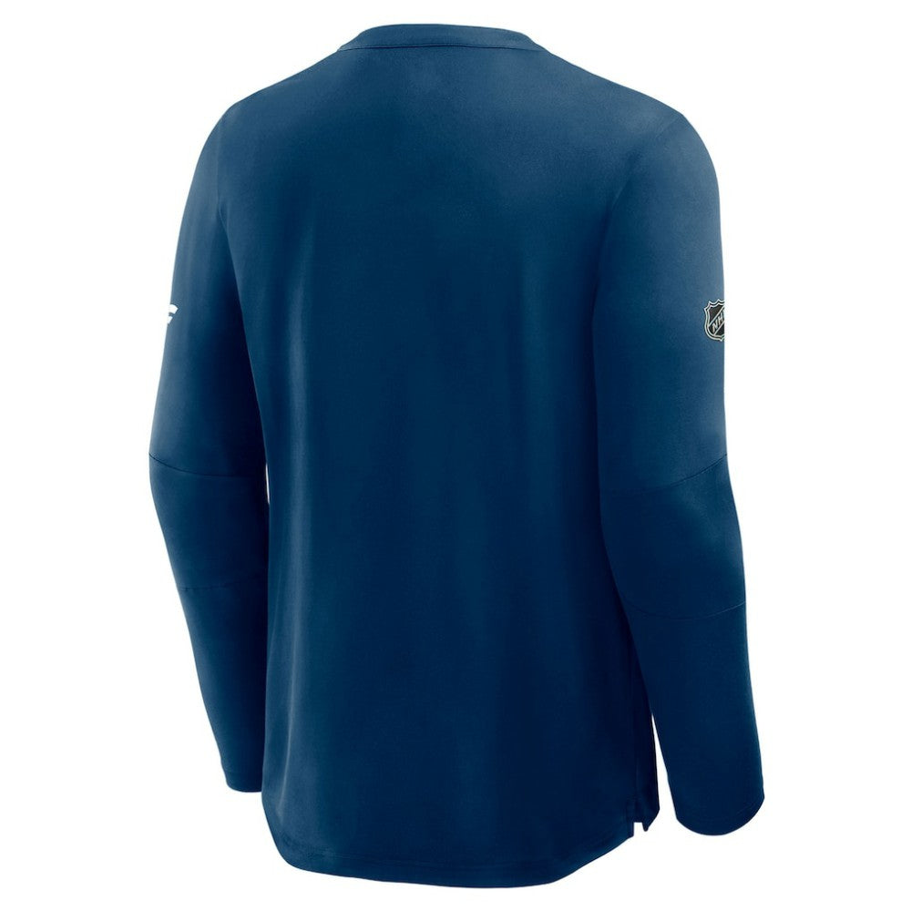 Seattle Kraken Fanatics Authentic Pro Rink Tech Long Sleeve T-Shirt - Navy - NHL 202495543